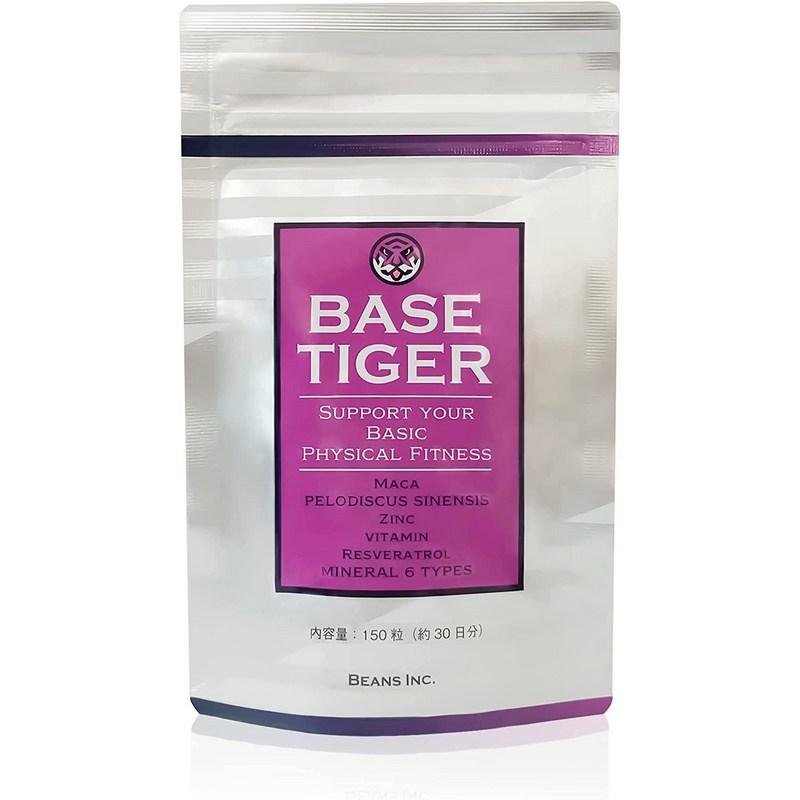 Таблетки Base Tiger 150, набор из 3 шт. (около 3 месяцев поставки) Maca Zinc Japanese Zara Vitamin Resveratrol, 150 таблеток, 3 шт.
