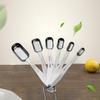 6Pcs Stainless Steel Small Tablespoon Square Shaped Kitchen Measuring Tool Cooking Baking Supplies