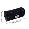 Pencil Pouch Korean Style Pen Bag Large Capacity Cloth Stationery Bag Y2k Dots Pencil Case  Office