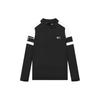 Гольф Пуловер с воротником-стойкой в стиле колор-блок с длинным рукавом Мужские топы Глубокий черный A11M145229F-BK