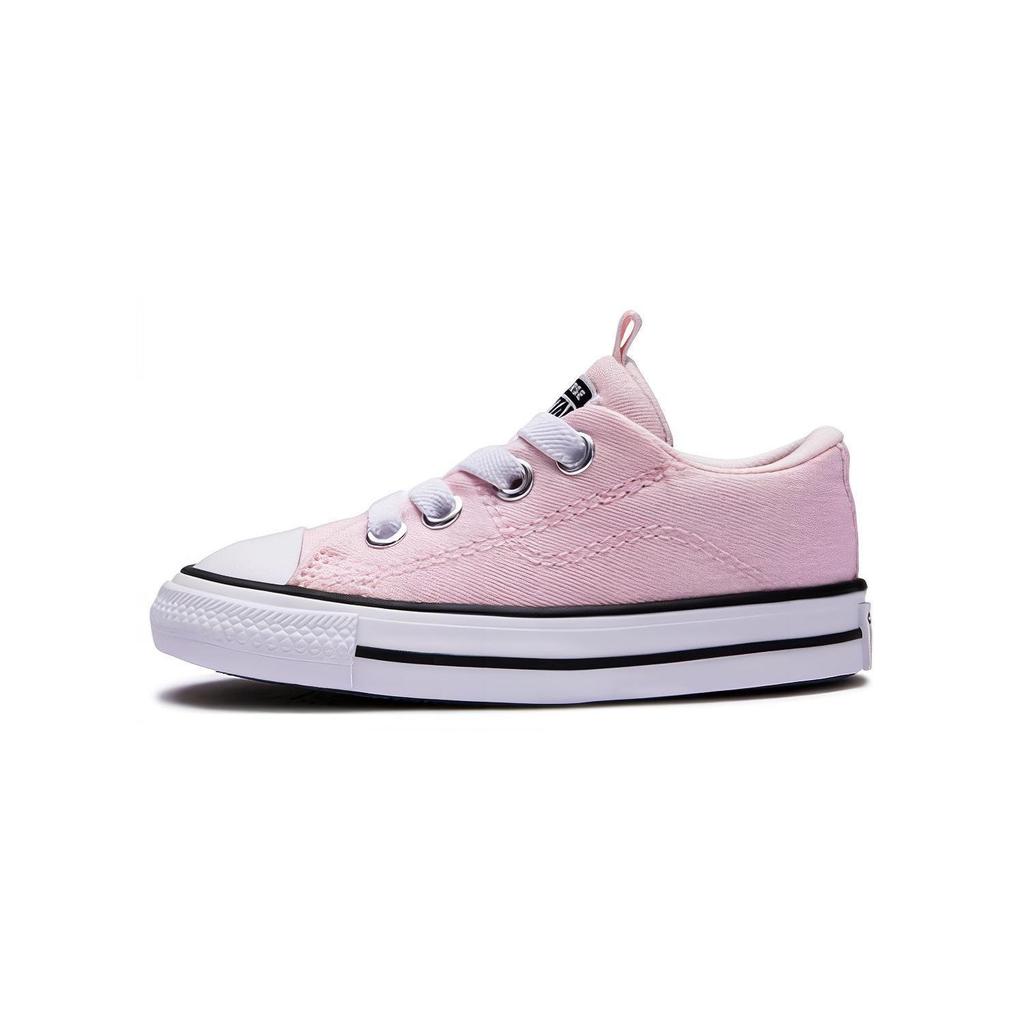 Converse Chuck Taylor All Star Canvas Round Toe Durable Low Top Walker Shoes Light Pink Baby Sneaker A03635C