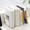 Book Storage Rack Transparent Book Organizer with Partitions Stationery Glasses Plastic Bookcase