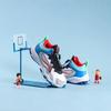 Li-Ning Детские баскетбольные кроссовки Pioneer Spirit I TD Cloud Low-Top Детские кроссовки Standard-White Coin-Gray YKBR050-57