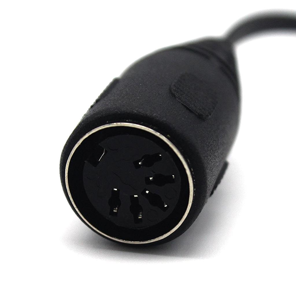 5-контактный штекер DinPlug на 2x PhonoMale PlugСтереокабель,1,5 м/4,9 фута 5-контактный штекер Din на 2 штекераКабель