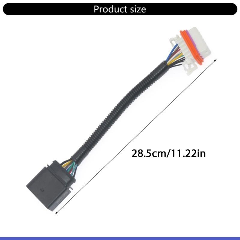 L41A High Performances Vehicle Halogen Headlight Wiring Harness Cable Connector 12 Pin for 7L6971071A Front Light Upgrading