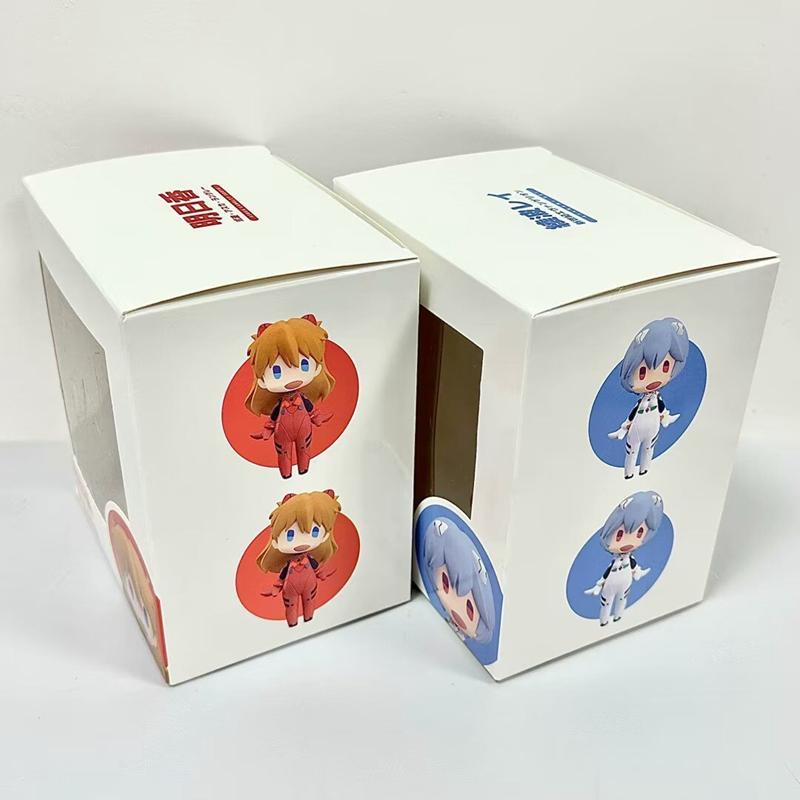 13 см Аниме ЕВА Аянами Рей Фигурка Q Версия Пиксельный Стиль Аска Лэнгли Сорью Модель Игрушка ЕВАНГЕЛИОН Подарок Голова Фигурка Действия