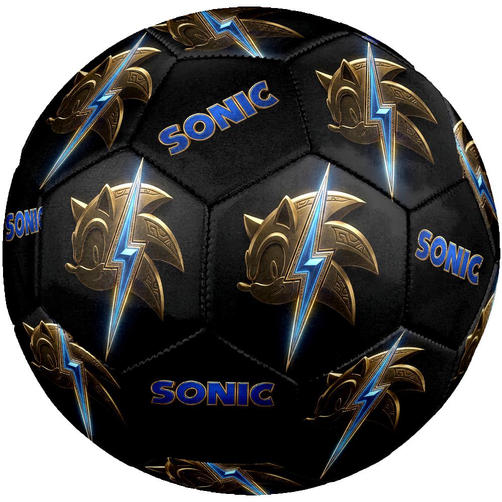 1pc Sonic the Hedgehog Football Soccer Ball Size 5 Indoor Soccer Ball Fashion Colorful Backyard Game -Great For Sports Fans Gift HE37