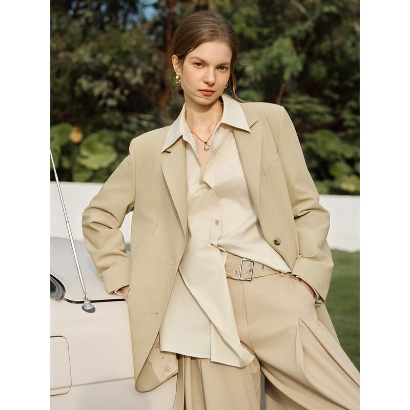 ELLE Женский оверсайз блейзер в стиле business casual