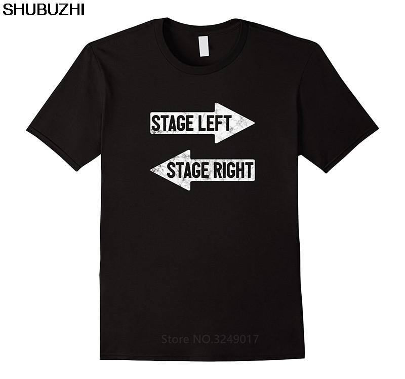 men Cotton T Shirts Crew Neck ShortSleeve Printing Machine Stage Left Stage Right T Shirts For Men summer top tees sbz172