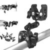 JEBUTU Double Super Clamp Camera Ball Magic Angle Crab Scissor Double Prevents Compatible with Also Compatible with Bar Mount, Head, Arm, 360°
