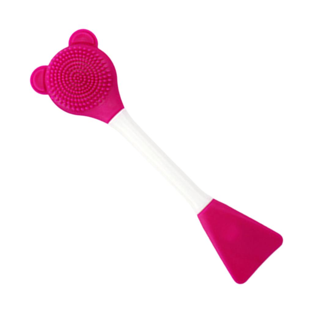 1 шт. Мягкая силиконовая щетка для умывания лица Нежный очищающий инструмент для ухода за кожей Многофункциональный аппликатор для масок Спонж для макияжа