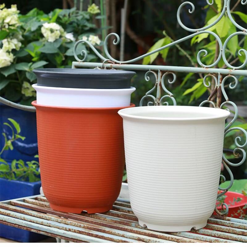 Plastic Cylinder Flower Pot