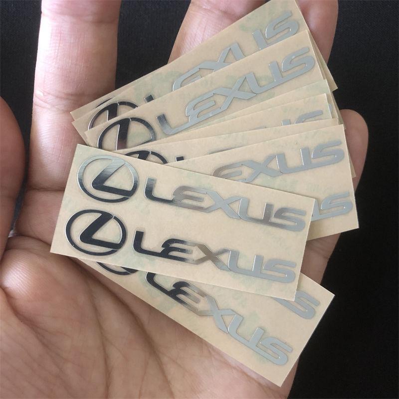 2026 Hot Interior Stickers 3D Metal Emblem Sticker Car Interior Decoration Styling Decals For Lexus LS LC RZ IS350 ES300 GS350 C