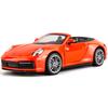 1:32 Porsche 911 Carrera Cabriolet Alloy Muscle Car Model Sound and Light Pull Back Children's Toy Collectibles Birthday gift