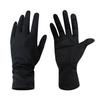 Перчатки Phiten Running Cold Brushed Track and Winter Smartphone Touch Panel, черные, мужские, женские, унисекс, осень, зима, защита, подкладка,