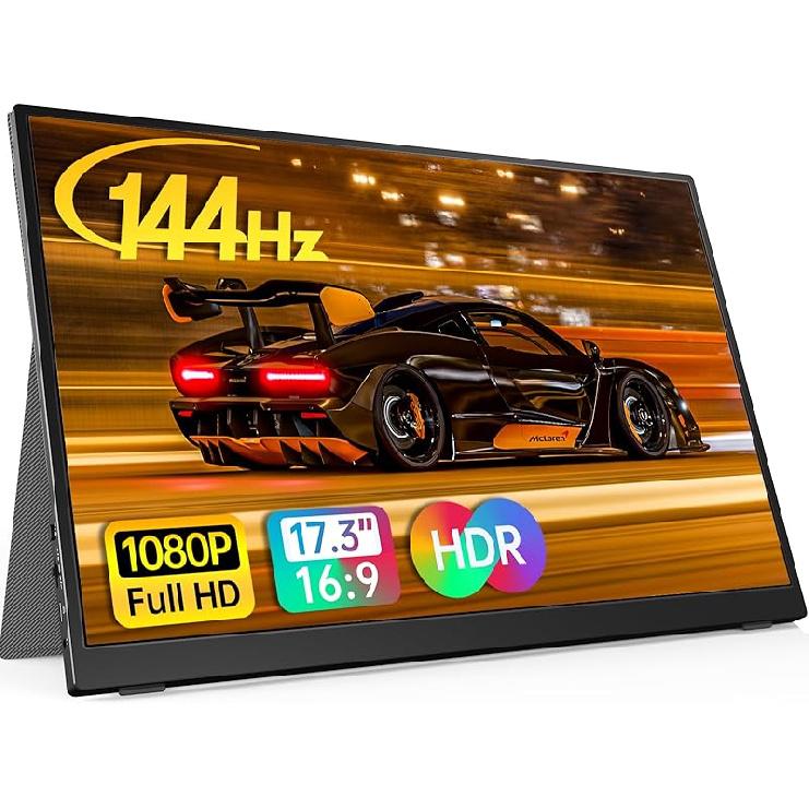 Портативный монитор 15,6 дюйма 1080P USB-C HDMI Ультратонкий дорожный монитор с подставкой, для ноутбука, ПК, телефона Mac, PS, Xbox, Swich IPS Ультратонкий Zero