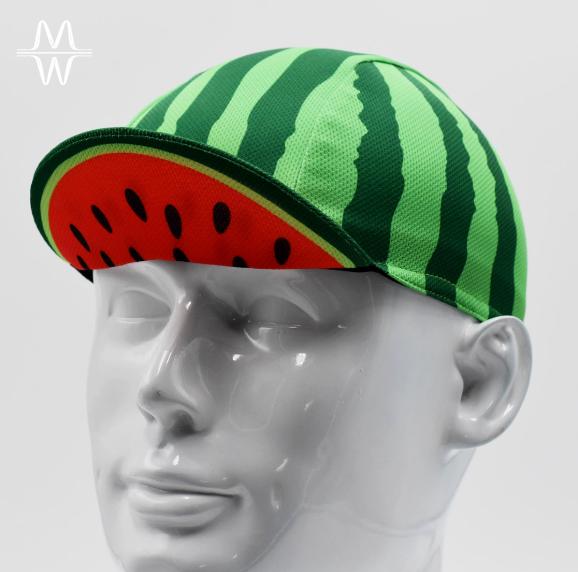 Cyclist Print Cycling Skull Cap, Quick Dry Breathable Helmet Liner Hat for Men Women, Sun Protection