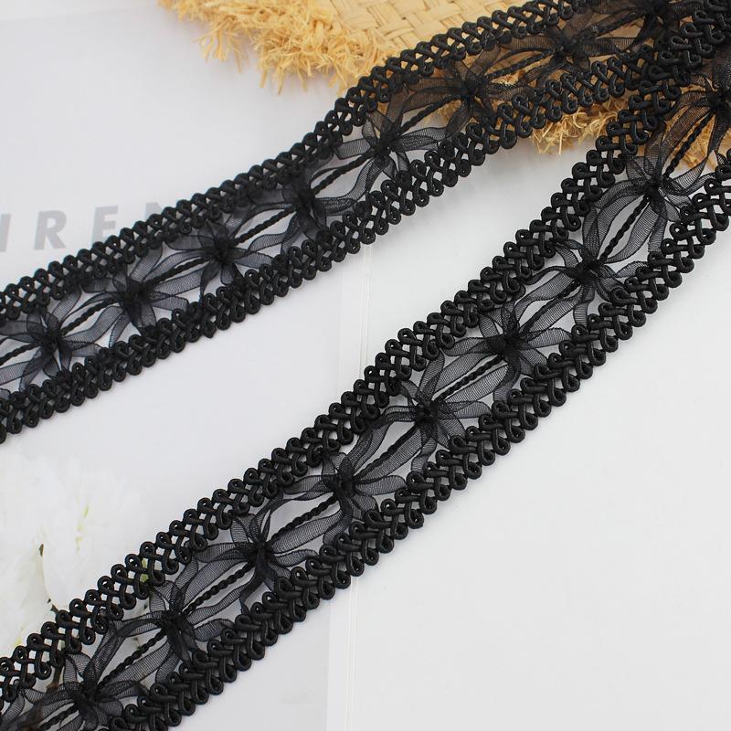 Mei Mary New women's dress decoration versatile knotted waist chain korean braided tassel lace cotton cord waist belt