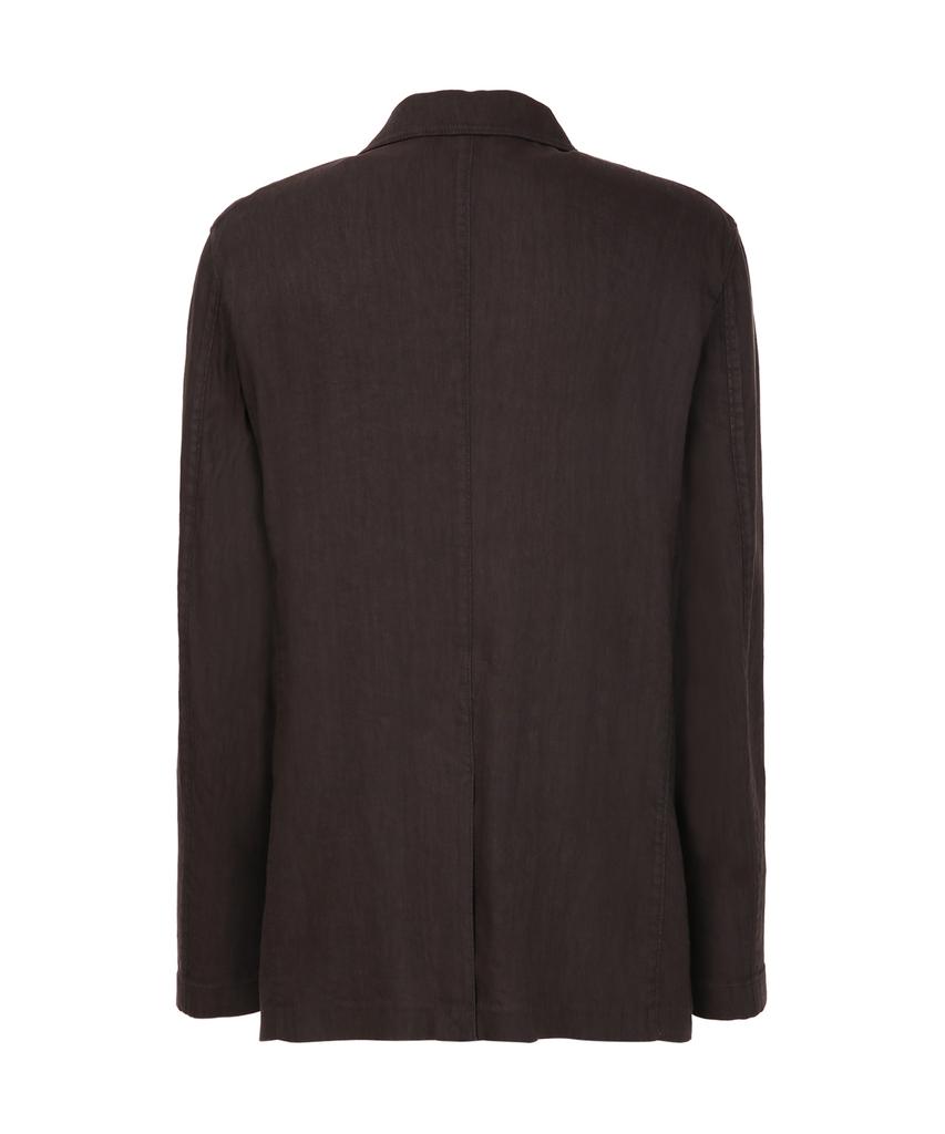 Jillstuart Newyork Men [Manteco] Linen Stretch Setup Jacket - Dark Brown (Jnja6B581W3)