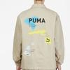 Puma Куртка с саржевым воротником и логотипом, мужская верхняя одежда, коричневый 536089-64