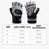Outdoor Cycling Gym Exercise Half Finger Gloves for Unisex Long Wrist Hiking Boxing Training Breathable Non Slip Accessories