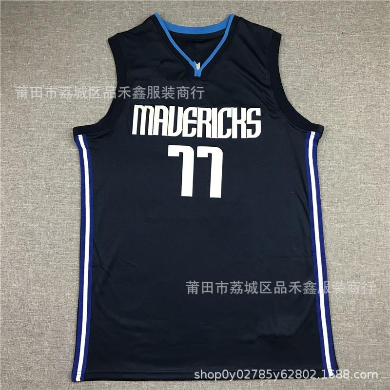 Dallas Mavericks Luka Doncic 77 Basketball Jersey Cotton Stitched Team Fan Wear Unisex Adult