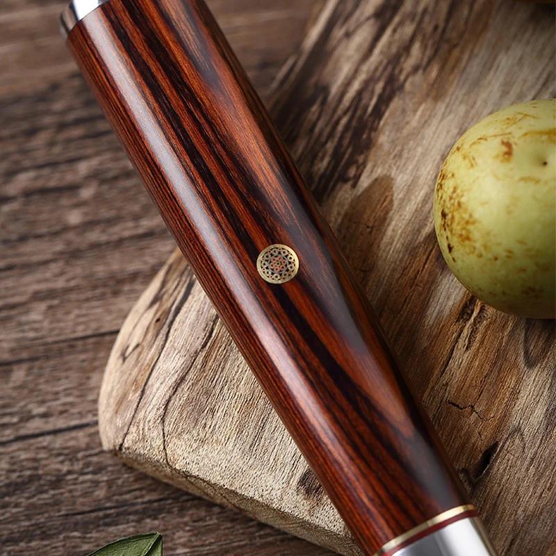 Японский 5-дюймовый универсальный нож из дамасской стали 67 слоев Full Tang Дамасский нож Маленький японский кухонный нож с ручкой из розового дерева