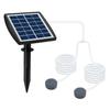 2600mAh Lithium Battery Solar Oxygen Pump 3W Air Pump Oxygenator Fish Tank Oxygenator  Garden