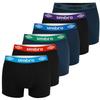 UMBRO Men’s Cotton Underwear, Boxer Shorts, 6-Pack Assorted Colours