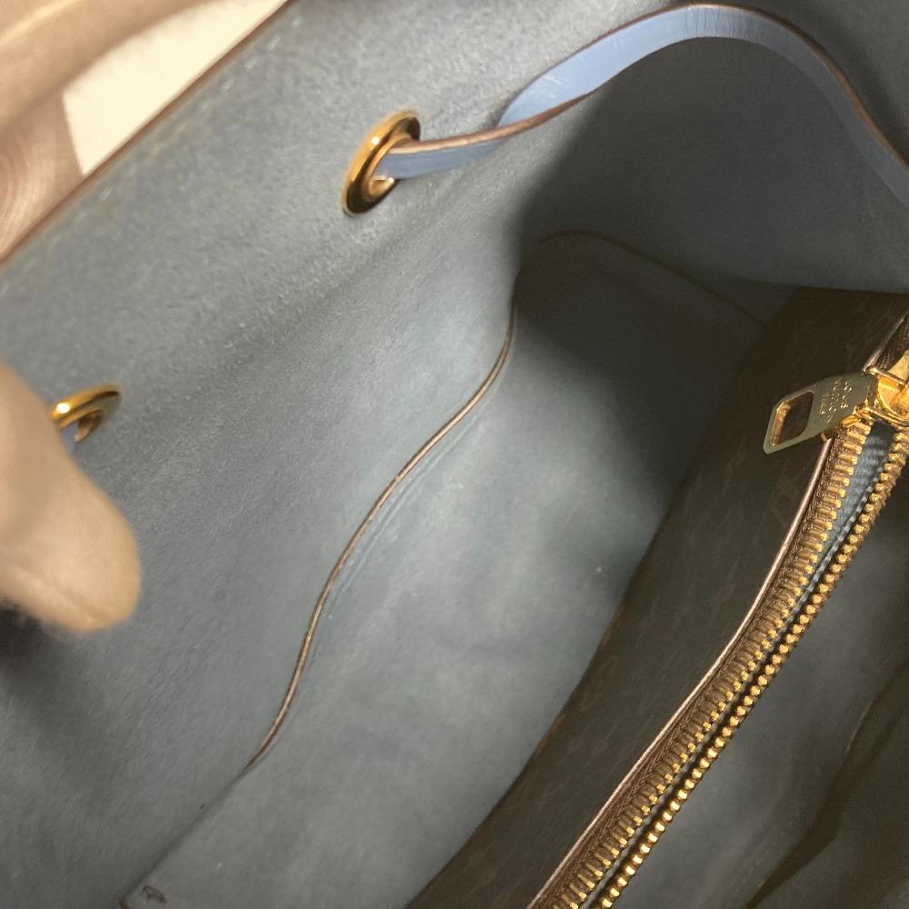 Louis Vuitton M43569 Сумка-ведро Monogram Neonoe Наплечная сумка Коричневый x синий