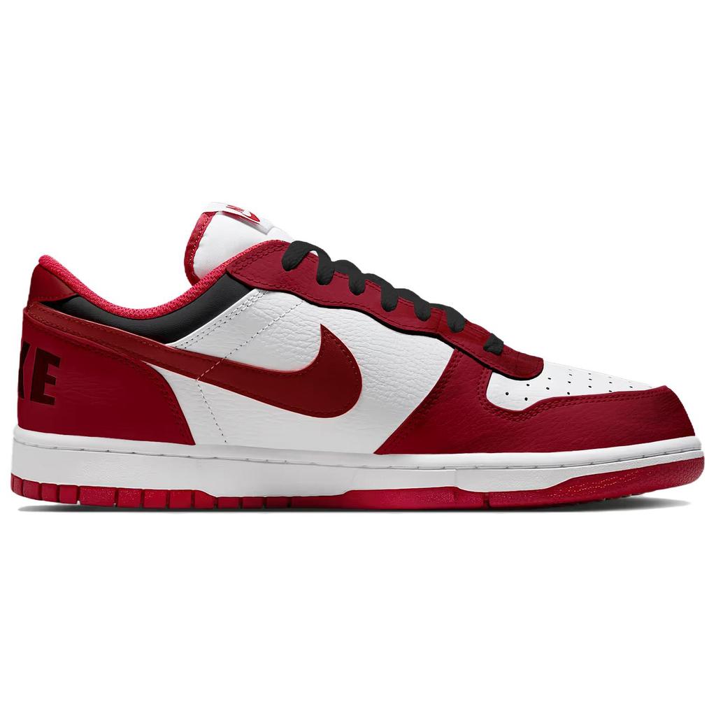 Nike Big Abrasion Resistant Breathable Low top Skateboard Shoes Men's Red 355152-150(Team1408-)