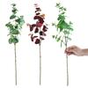 1Pcs Green Fake Leaf Branch 75cm Decorative Fake Plants Artificial Eucalyptus Leaf  for Party Decor