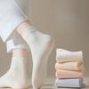 Женские весенне-осенние носки, бесшовные носки, носки до середины икры, спортивные носки, женские дезодорирующие и влагопоглощающие летние носки