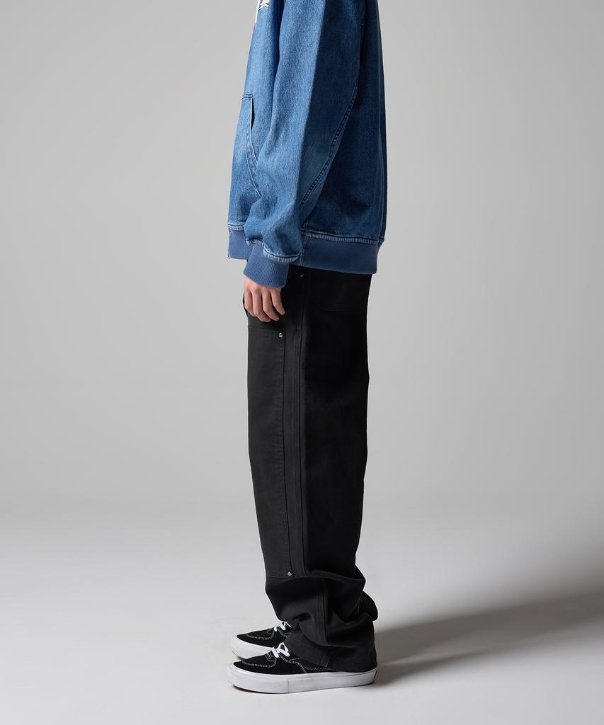Dickies Двухколенные брюки из стираного утиного холста, черные