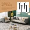 4pcs 12 Inch Furniture Legs Slant Tapered Cabinet Legs Modern Table Legs  Bed Frame