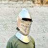 Medieval Helmet Closed Helmet LARP Fancy Armor Costume Dress Knight Helmet Best Gift For Him