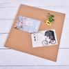 Cork Noticeboard Memo Pin Board Pad Frameless 300X300X6Mm Fixings Included