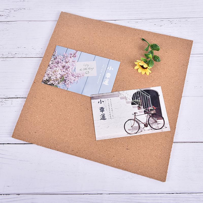 Пробковая доска для заметок, подушка для доски для заметок, безрамные крепления 300X300X6 мм, в комплекте