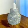 Diamond-Studded Glass Dropper Bottle - 30ml High-End Luxury Perfume & Skincare Essential Oil Container