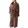 Халат банный Bloom Imabari средней посадки, унисекс, (Простой коричневый)