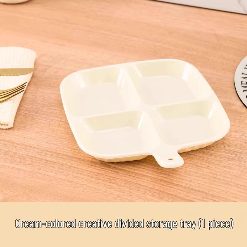 Многофункциональная тарелка с отделениями для гарниров, хот-пота и приправ