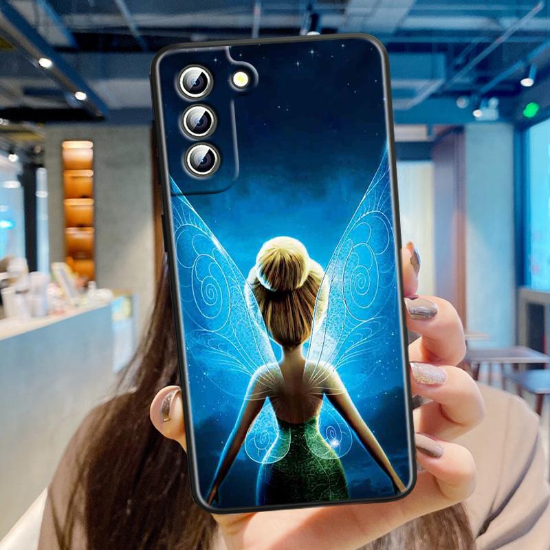 Animation Peter Pan Cut For Samsung Galaxy S24 S23 S22 S21 S20 FE S10 S10E Plus Ultra Pro Lite 5G Black Back Phone Case