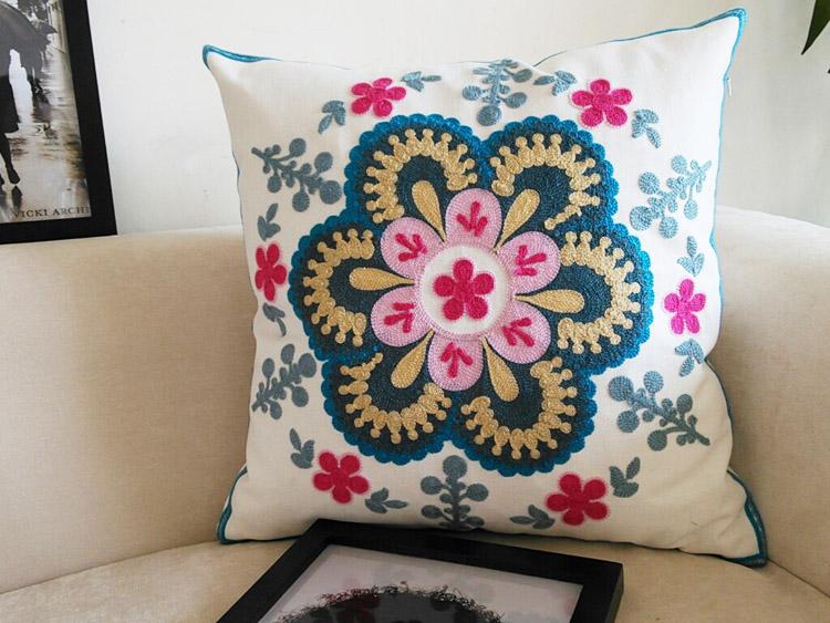 Embroidery Cushion Cover Cushion Home Decor Pillow Pillowcase Sofa Throw Pillows Decoration Capa De Almofada Cojines Coussin