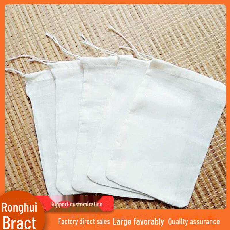 Cotton Cloth Bags for Stewed Food, Decoction, Seasoning, Filtration, and Tea