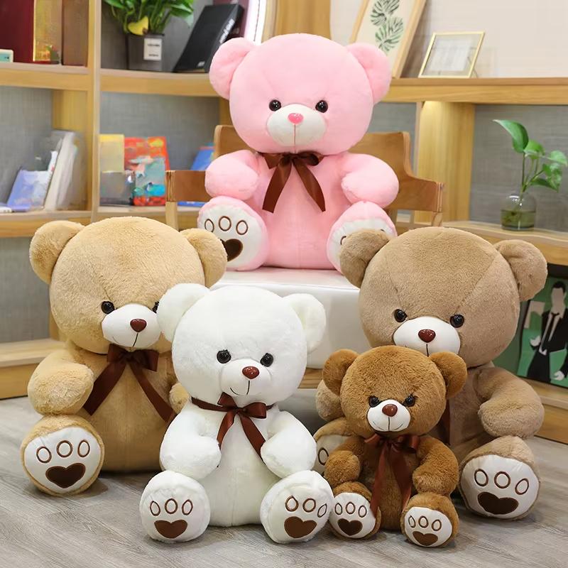 Amazing Patch Bear Soft Plush Toys Stuffed Animal Teddy Bear Doll Birthday Christmas Gift Kids Brinquedos Baby Toy