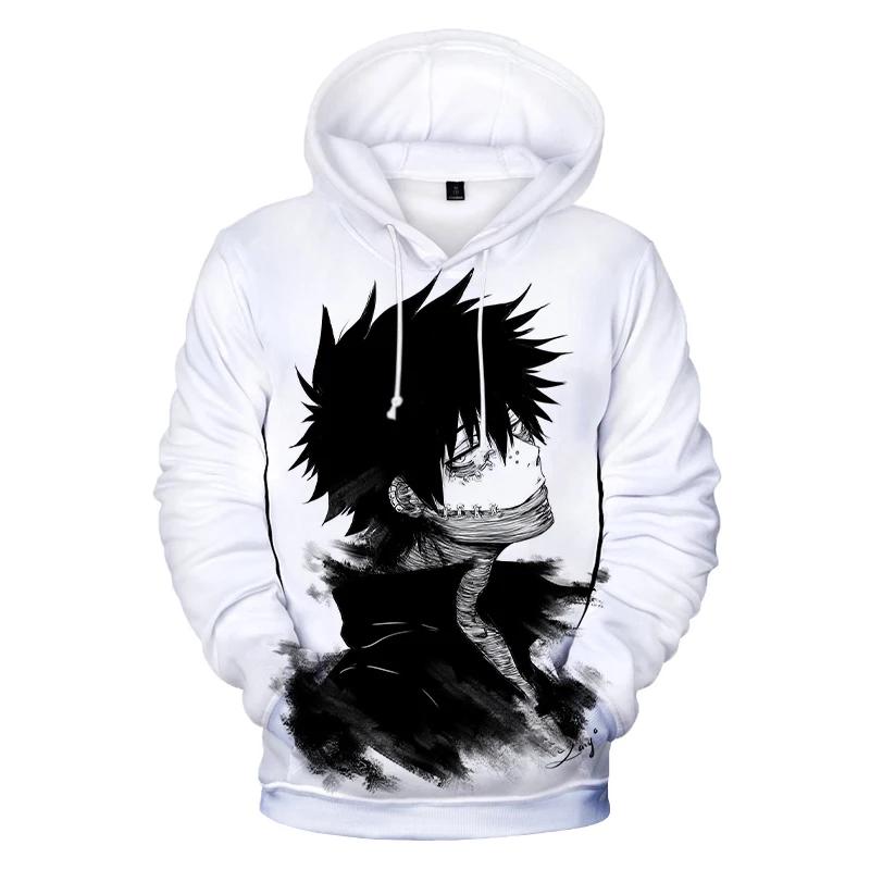 2024 My Hero Academia Dabi 3D Print Hoodie Sweatshirts Men Women Fashion Casual Pullover Anime Streetwear Oversized Hoodies