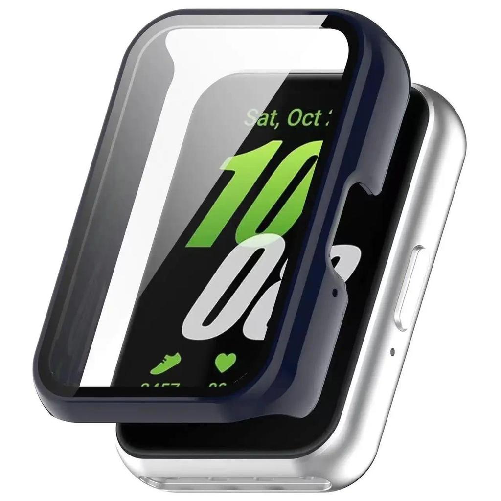 Чехол+Стекло для Samsung Galaxy Fit 3 Всесторонний Защитный корпус Стеклянный экран Защитный корпус Для Galaxy Watch Fit 3 Аксессуары