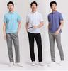 Langdeng men's striped POLO shirt 7A antibacterial, breathable and dry