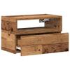 Vidaxl Wisząca Szafka Nocna, Stare Drewno, 45X26X28,5 Cm