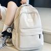 Women's Backpack Solid Color Female Multi-pocket Travel Bag Schoolbag for Teenage Girl Book Knapsack